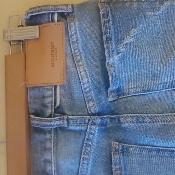 Moussy Vintage Faded Blue Ripped Light Blue Distressed Skinny Jeans Womens Sz 23 - Picture 12 of 16
